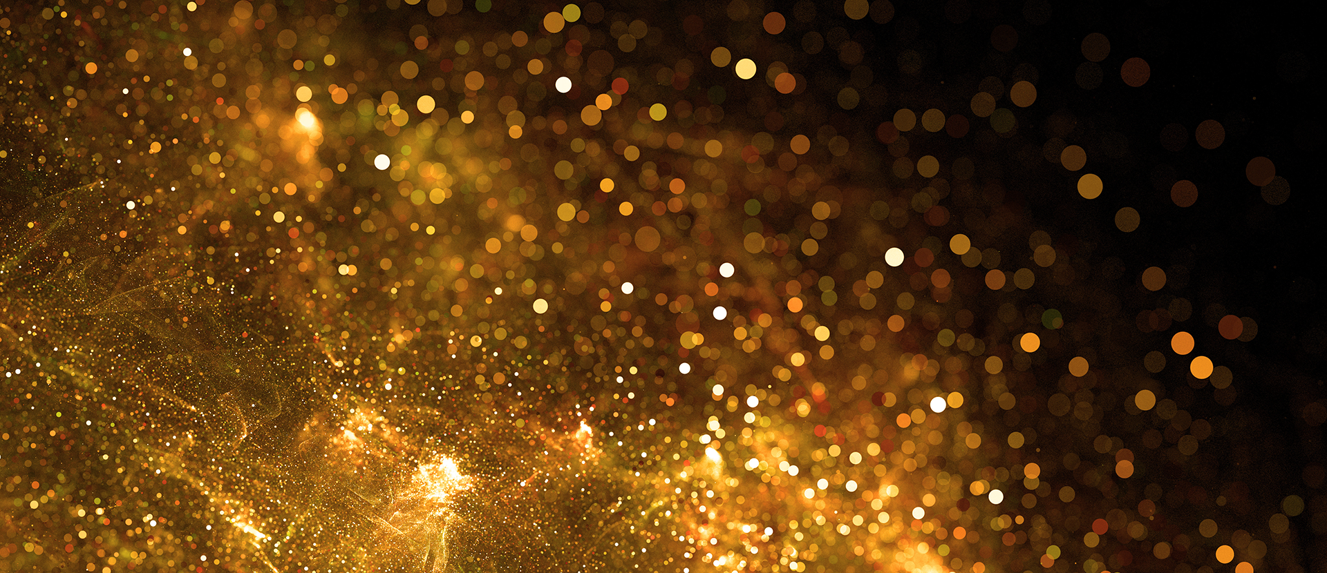 golden-particles-background